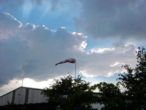an der ersten eigenen Aero-Club Halle
